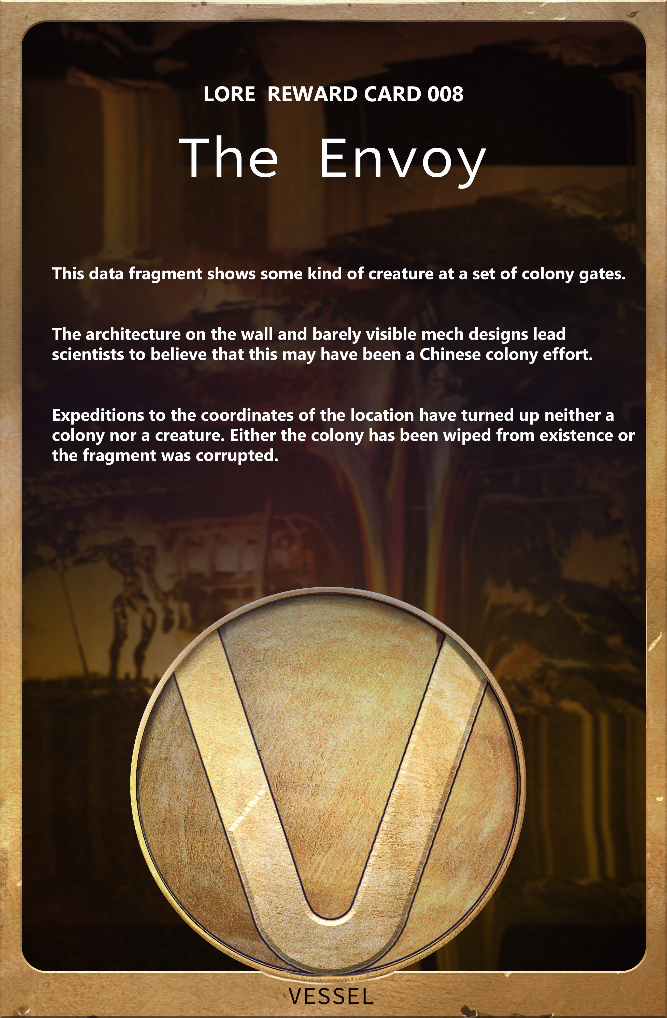 LORE CARD 8: The Envoy - teia
