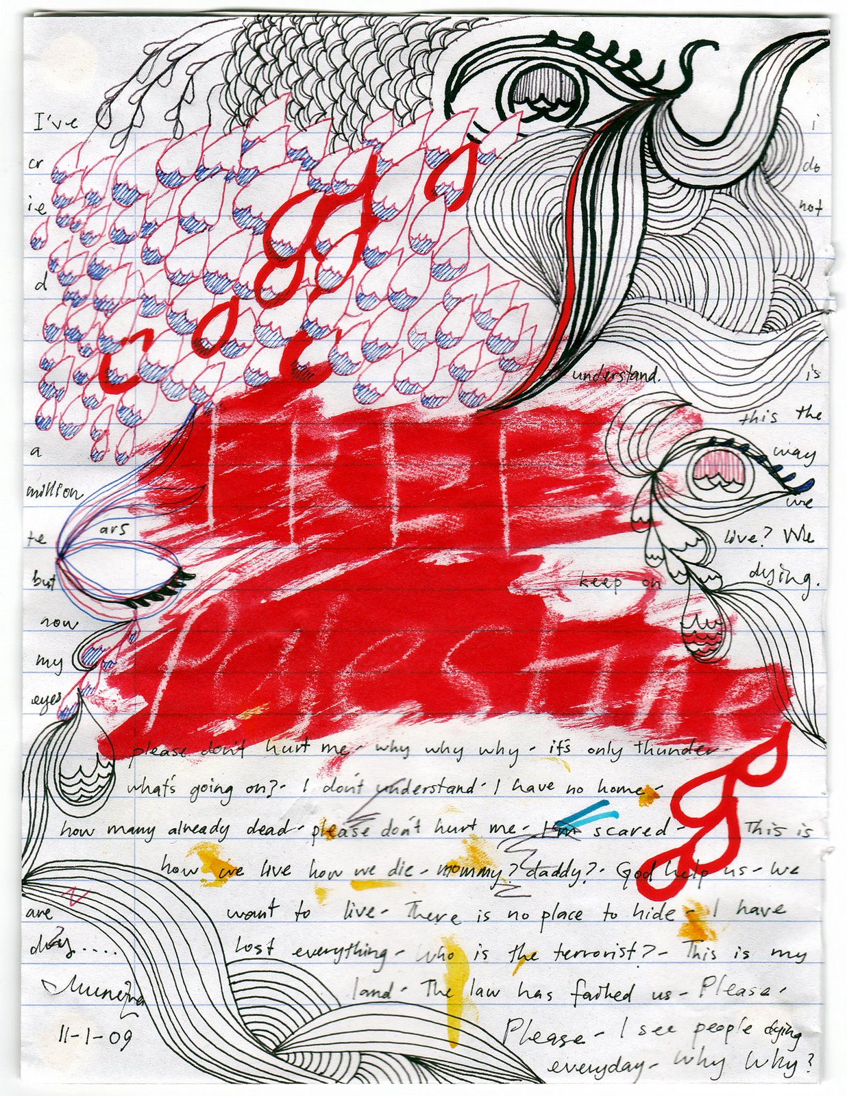 Obra do artista moon