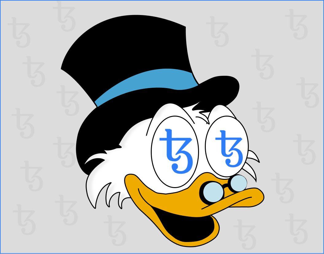 Scrooge McDuck in the crypto world - Headz #4 - teia