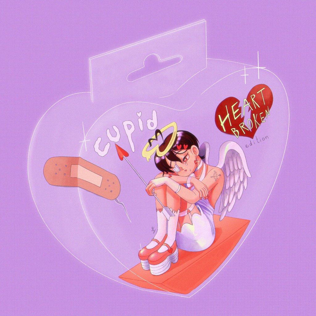 Heartbroken cupid - teia.