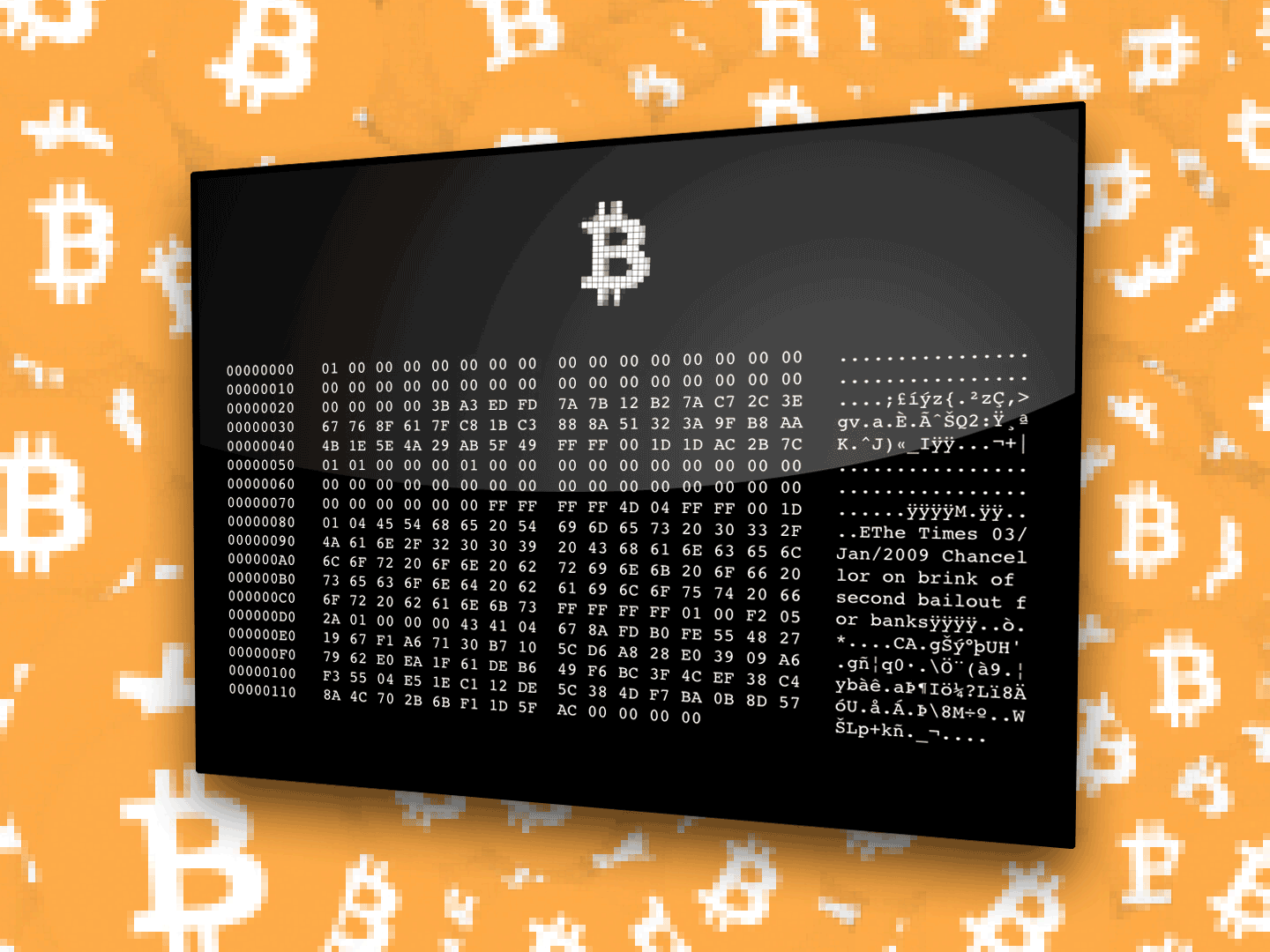Genesis Block -Happy Birthday Bitcoin- - teia