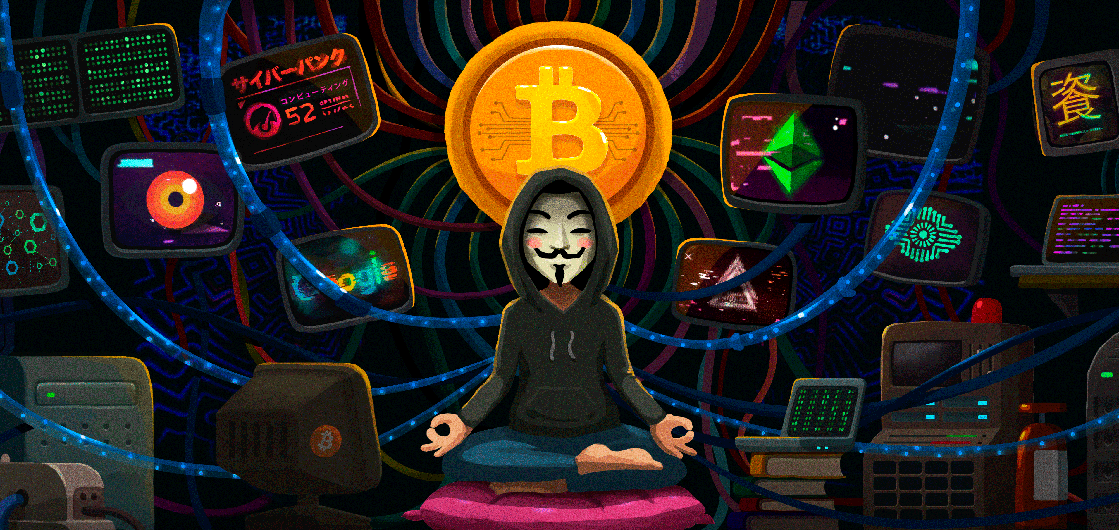 CRYPTO-MONK [Animated GIF version] - teia