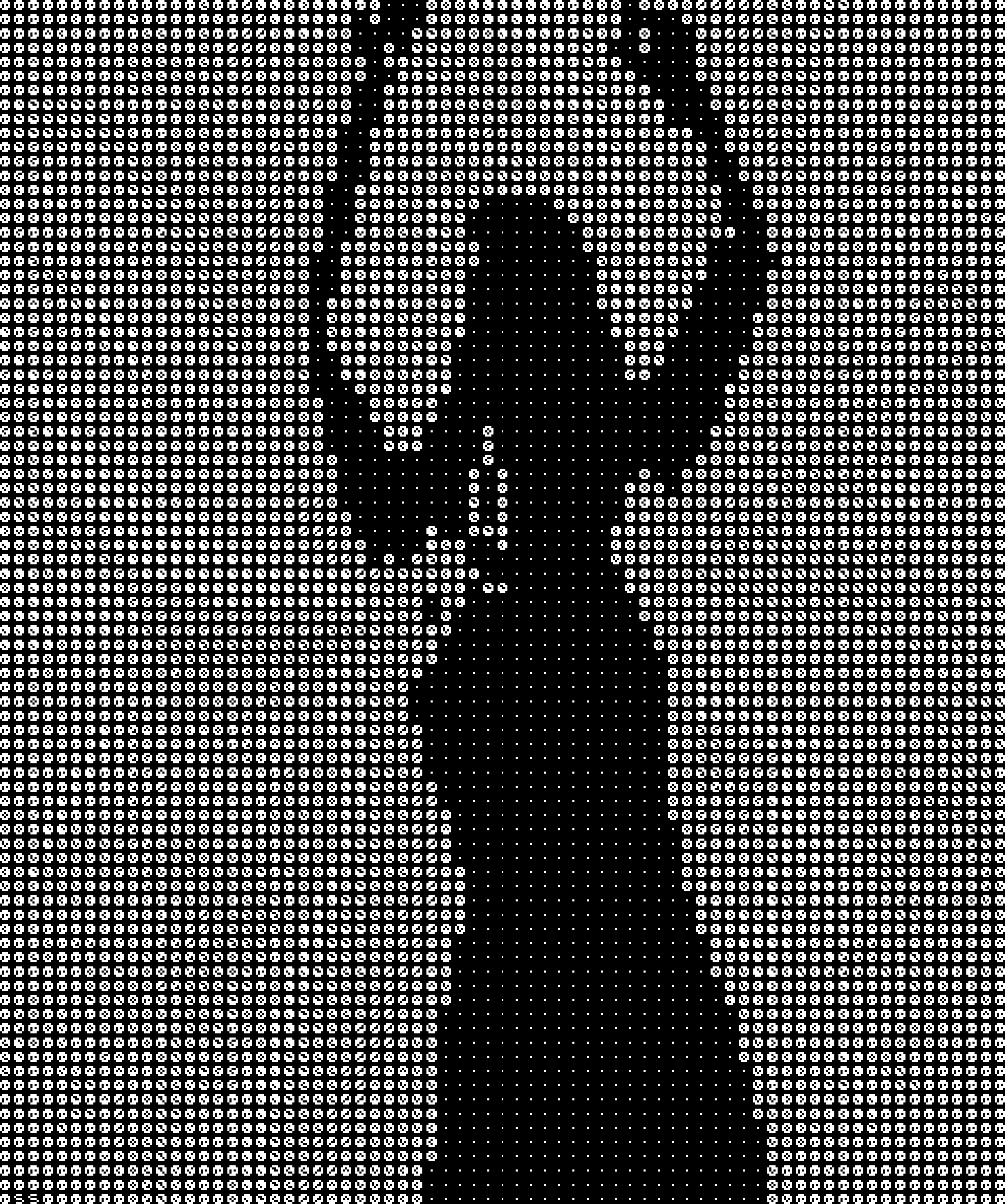 Meta-pixel Dancing Queen, Still No17, GIF3960x4744PXL, 2001 - teia